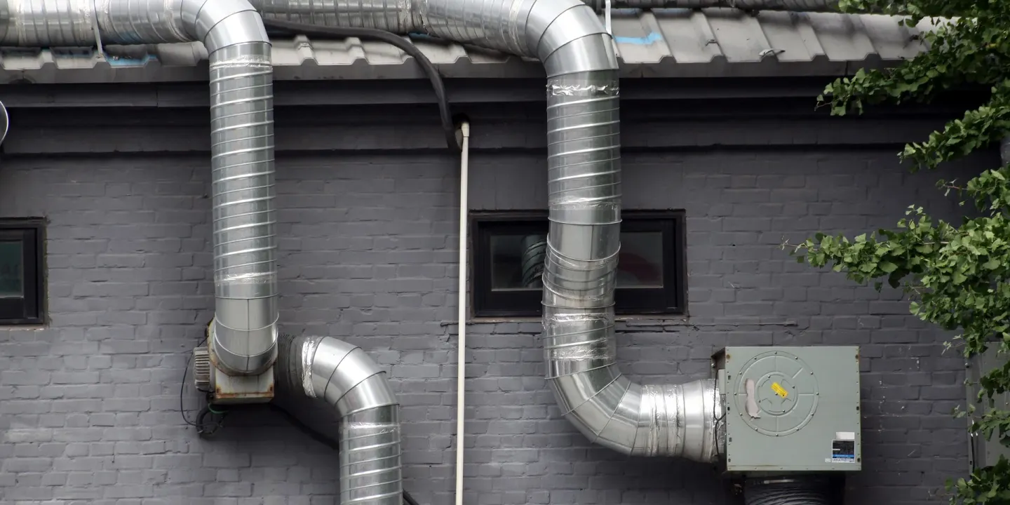 Ventilationsdon i ett tak